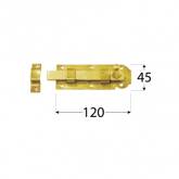 Задвижка DMX 8503 45х120мм