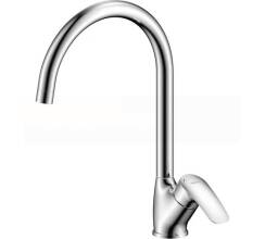 Смеситель для кухни, глянцевый хром, Rora, Milardo