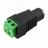 Разъем питания DC гнездо 2,1х5,5 с клеммной колодкой REXANT