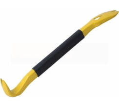 Гвоздодер-лом, обрезиненная рукоятка, 300 x 26 x 14мм, Hanskonner