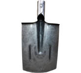 Лопата прямоугольная  рельсовая сталь без черенка