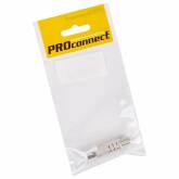 TV-разъем штекер никелированный c пружиной PROconnect