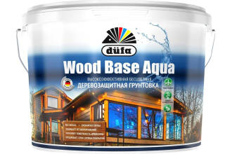 Грунт для защиты древесины Dufa Wood Base Aqua бесцветная 2,5л