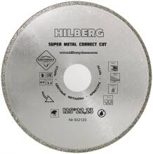 Диск алмазный Hilberg Super Metall Сorrect Cut 125*22,23