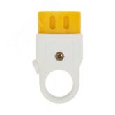 Розетка разборная без з/к 6А плоская белая REXANT