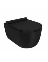 Унитаз подвесной Berges Geo Rimless чёрный