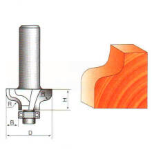 Фреза кромочная фигурная 8*30*12 R4 STF2005