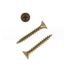 Шуруп по дереву, потай, шлиц Pz, жёлтый цинк 2,5х10 уп. - 25 шт. (фасов.)