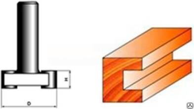 Фреза фальцевая 8*33*8 STF1008