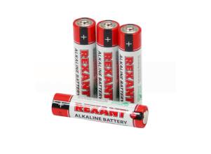 Батарейка алкалиновая Rexant ААА 1200mAh 4шт