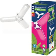 Лампа светодиодная для растений Uniel LED-P65-24W/SPSB/E27/FR/P3 PLP32WH