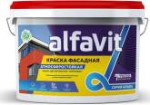Краска фасадная водно-дисперсионная Alfavit серия Альфа белая 14кг