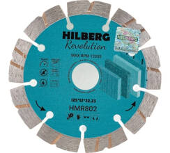 Диск алмазный отрезной 125*22,23*12 Hilberg Revolution