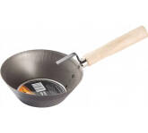 Ковш стальной штатурный, деревянная ручка Sparta