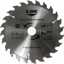 Диск пильный D.Bor 9K-801901205D по дереву 190x30/25,4мм 12Т