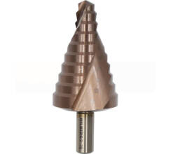 Cверло ступенчатое по металлу Hilberg 9-36мм 10 ступений