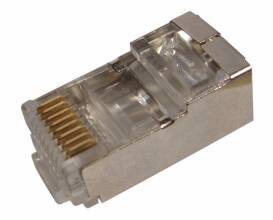 Джек RJ-45 8P8C CAT 5e (экран) REXANT (100 шт)