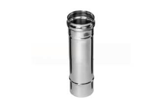 Дымоход Ferrum L=0,25 (430/0,8 мм) Ф130 (нерж.)