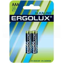 Батарейка Ergolux Alkaline ААА 1250mAh 2шт