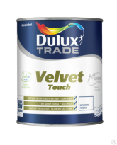 Краска для стен и потолков водно-дисперс. Dulux Velvet Touch матовая база BC 0,9л