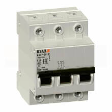 Автоматический выключатель КЭАЗ ВА47-29 3-полюсный С 32А 4,5кА