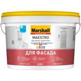 Краска фасадная акриловая Marshall Maestro белая 2,5л