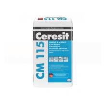 Клей для мозаики Ceresit СМ 115 белый 25кг
