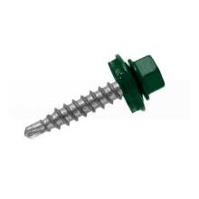 Саморез кровельный RAL 6005 зелёный 4,8х70мм