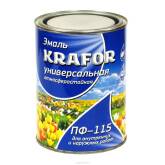 Эмаль Krafor ПФ-115 салатный 0,8кг