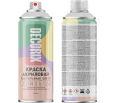 Аэрозольная краска универсальная Пастельные цвета DECORIX, 520 мл, пастельный зеленый