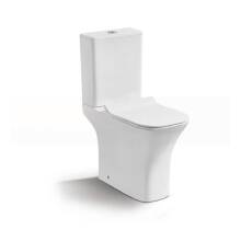 Напольный безободковый унитаз Cerutti SPA VETTORE 1215A с сиденьем микролифт / 2 части