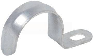 Скоба Steelrex однолапковая оцинкованная 48-50мм х 2шт