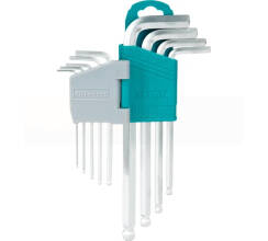 Набор шестигранных ключей,1,5-10мм/9шт TOTAL INDUSTRIAL