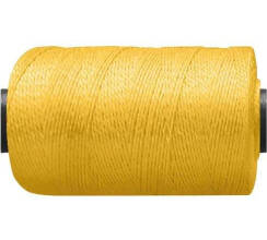 Шнур разметочный капроновый 1,5мм х 400м, желтый