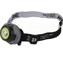 Фонарь налобный светодиодный GB-710 Криптон, на батарейках, 3 режима, 5 Вт, СОВ, 3хААА