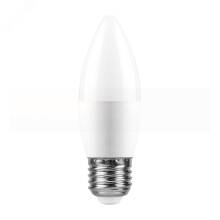 Лампа светодиодная LED 11вт Е27 белый матовая свеча