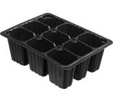 Кассета для рассады, 180х135х60 мм, 9 ячеек, полистирол, 5 шт.// Россия