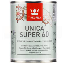 Лак Tikkurila Unica Super 60 бесцветный 0,9л