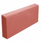 Бордюр садовый красный 500х210х60мм