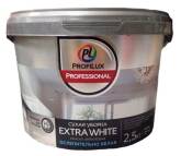 Краска акриловая ProfiLux Professional Extra White белая 2,5кг