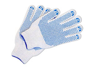 Перчатки х/б пяти-нитка белый