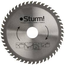 Пильный диск, размер 125x22x48 зубьев, твердосплавные напайки Sturm!