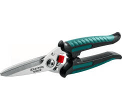 KRAFTOOL Alligator, 200 мм, многофункциональные прямые технические ножницы