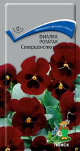 Семена цветов Фиалка Рогатая Совершенство рубиновая Поиск, 0,1 г
