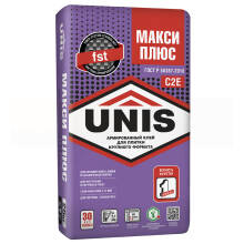Клей для плитки Unis MAXI PLUS 25кг