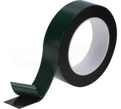 Двухсторонний скотч REXANT, черная, вспененная ЭВА основа, 30 мм, ролик 5 м