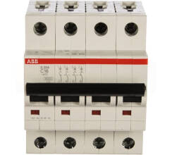 Автоматический выключатель ABB S204 4-полюсный С 16А 6kA 
