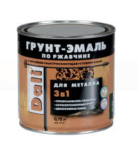 Грунт-эмаль по ржавчине Рогнеда Dali RAL 7024 серый графит 0,75л