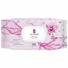 Салфетки влажные Я самая освежающие с пластиковым клапаном 120 шт  