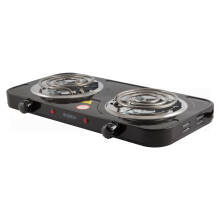 Плита электрическая настольная Energy EN-904B, 2 конфорки, 2000 Вт (черный)